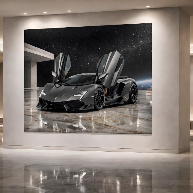 Luxus Futuristischer Hypercar Kunst Karte (Von Creator hochgeladen)
