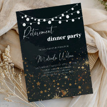Luxus-Galaxie-Ruhestands-Dinnerparty