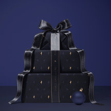 Luxus-Geschenkpapier in Marineblau