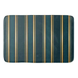Luxus-Geschenkverpackungsmuster Blau Grün Gold Str Badematte