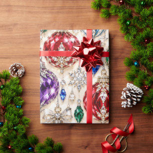 Luxus-Glas-Baumschmuck Weihnachtsverpackung Pa Geschenkpapier