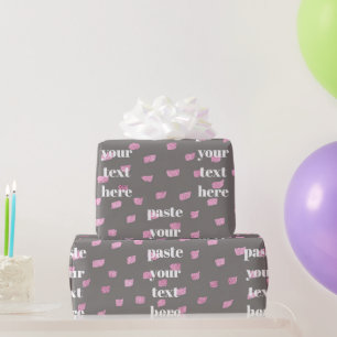 Luxus-Glitter-Abstrakt Geschenkpapier