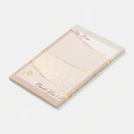 Luxus Glitzer Rose Gold Post-it Klebezettel