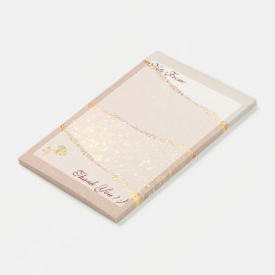 Luxus Glitzer Rose Gold Post-it Klebezettel