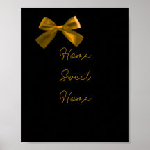 Luxus-Gold-Bogen-Schwarze und Goldene Chic-Wandkun
