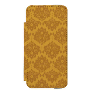 Luxus-Gold-Damaskus Incipio Watson™ iPhone 5 Geldbörsen Hülle