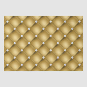 Luxus-Gold-Diamant-Tufting-Muster Seidenpapier
