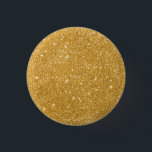 Luxus Gold Glitzer Button<br><div class="desc">Luxus Gold Glitzer Chic Round Button.</div>
