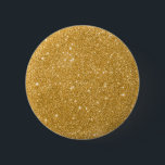 Luxus Gold Glitzer Button<br><div class="desc">Luxus Gold Glitzer Chic Round Button.</div>