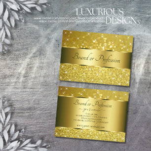 Luxus Gold Glitzer Golden Traumstrecke Airolo - Gl Visitenkarte