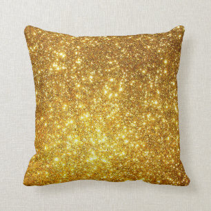 Luxus Gold Glitzer Kissen