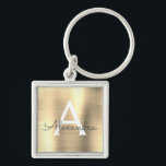 Luxus Gold Imitate Edelstahl Monogram Schlüsselanhänger<br><div class="desc">Luxuriöse Gold Imitate Edelstahl Metallic Eleganter Schlüsselanhänger. Diese Schlüsselanhänger können so angepasst werden,  dass sie Ihren Anfangs- und Vornamen enthalten. Diese Schlüsselketten machen Geburtstags-,  Brautparty- oder Junggeselinnen-Abschied-Favoriten großartig.</div>