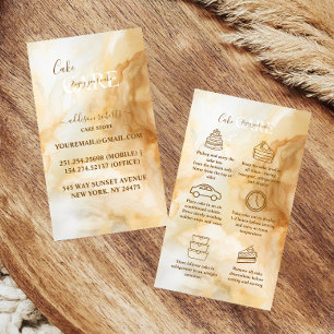 Luxus-Gold-Marborkuchen-Pflege  Visitenkarte