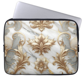 Luxus Gold & Marmor Laptop Sleeve