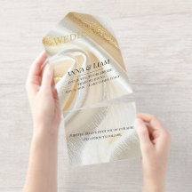 Luxus Gold Minimalistische Einladung
