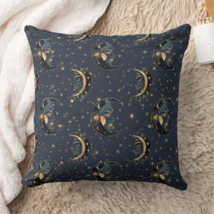 Luxus-Gold-Mond-Himmelsmuster Kissen
