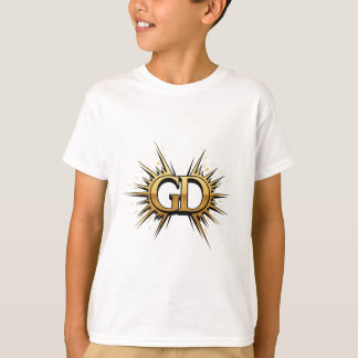 Luxus-Gold-Monogramm-Emblem-Logo-Design T-Shirt