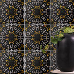 Luxus Gold Platinum Ornamente auf schwarzem Muster Fliese<br><div class="desc">Dieses bemerkenswerte Produkt präsentiert ein atemberaubendes und stilvolles Dekorations-Kacheldesign,  das sorgfältig mit einem nahtlosen Muster aus strahlend gelbem Set und Platin-Zierelementen gefertigt wurde. Mit diesem opulenten Meisterwerk,  das Eleganz und Eleganz mühelos verbindet,  verleihen Sie Ihrem Raum eine Touch der Behaglichkeit in jeder Umgebung.</div>