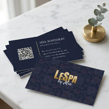 Luxus-Gold- und Dunkel-Blumen-Spa-Salon