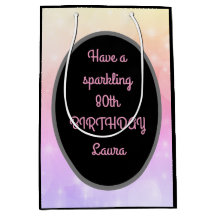 Luxus Gold und Pink Personalisiert 80. Geburtstag