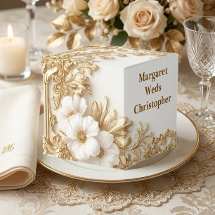 Luxus Gold Verzierte Florale Königliche Erbschaft  Geschenkschachtel