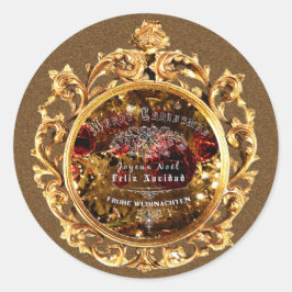 Luxus Golden Christmas - Sticker