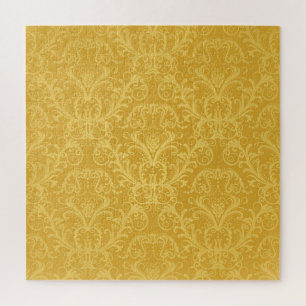 Luxus Golden Floral: Nahtloses Tapete