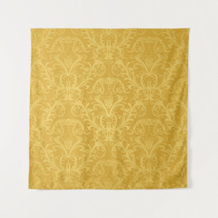 Luxus Golden Floral: Nahtloses Tapete Wandteppich