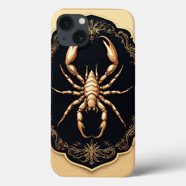 Luxus Golden Spider Artwork Case-Mate iPhone Hülle (Rückseite)
