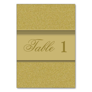 Luxus Golden Texture Eleganter Gold Glitzer Tischnummer