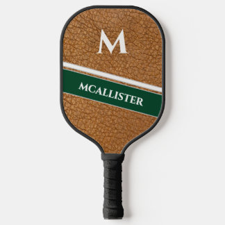 Luxus-Golf mit individuellem Lederdesign Pickleball Schläger