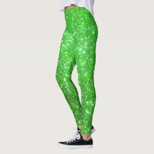 Luxus Green Popular Gift Gold Glitzer Leggings
