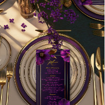 Luxus-Hochzeitsfloristik Violette Leuchtende Veilc