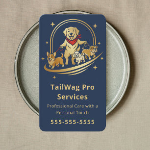 Luxus-Hundesport-Tiersitter-Trainer-Tierpflege-Ser Visitenkarte