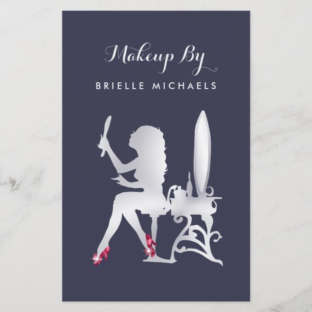 Luxus-IMITATE Silver Woman Boutique Sonderveransta Flyer (Vorne)