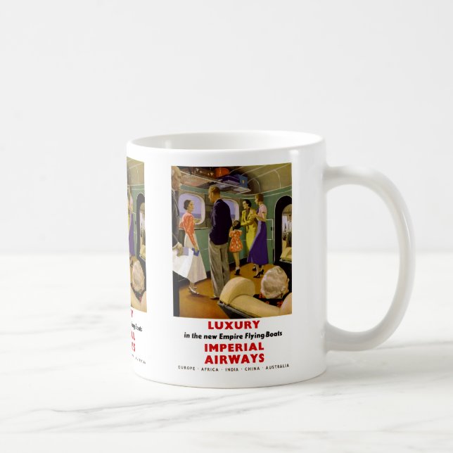 Luxus in den Flying Boats des New Empire Kaffeetasse (Rechts)