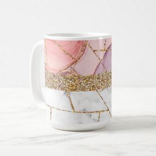 Luxus-Innenraum-Marmorstein-Glitter Kaffeetasse