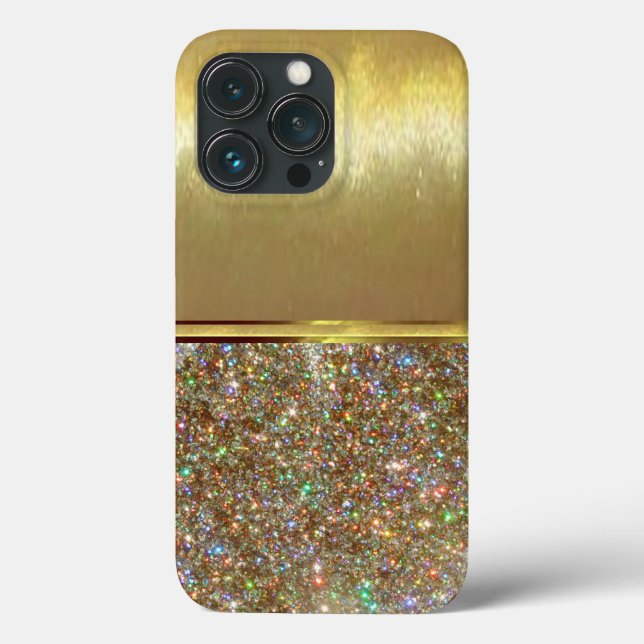 Luxus iPhone Cool Muschel Gold Design Fall Case-Mate iPhone Hülle (Rückseite)