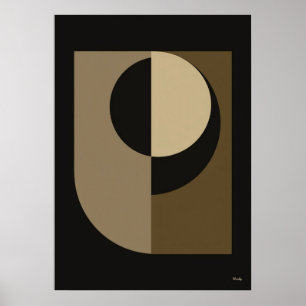 Luxus-Japandi-Eclipse-Abstrakte Wandkunst 14 Poster