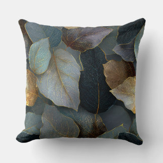 Luxus-Kissen mit Goldblatt-Muster Kissen