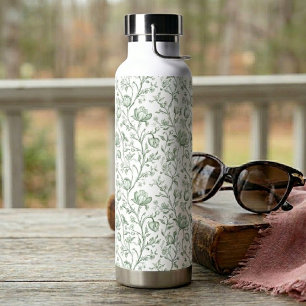Luxus-Klassiker Salbei Französische Toile Kunsthan Trinkflasche