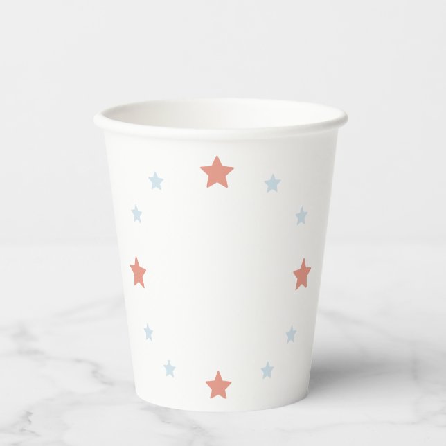 Luxus Kosmische Stern Galaxy Geschenkpapier. Pappbecher (Vorderseite)