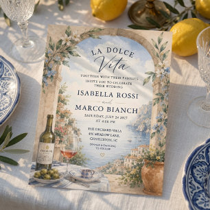 Luxus La Dolce Vita Amalfiküste Einladung