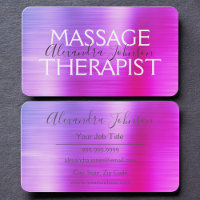 Luxus-Lila-Rosa-Metall-Massage-Therapie
