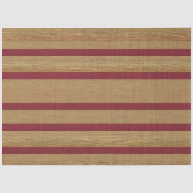 Luxus Linen Moderne Burgundy Gold Collection Seidenpapier (Vorderseite)