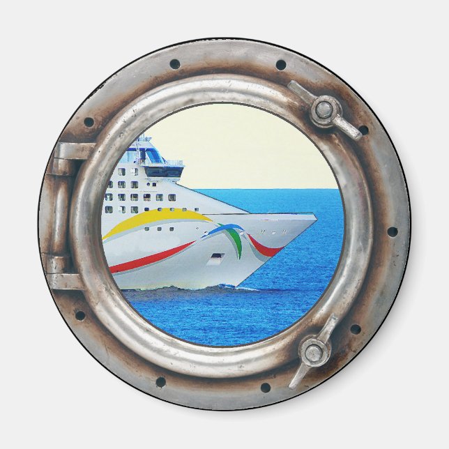 Luxus Liner Porthole View Magnet (Vorne)