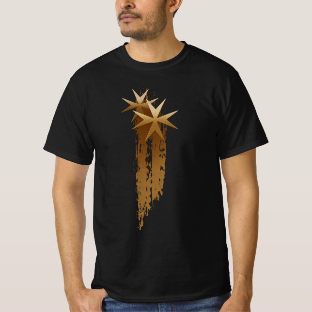 Luxus Maltese Cross T - Shirt (Vorderseite)