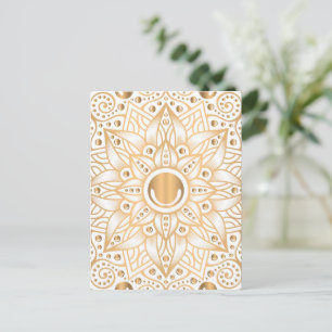 Luxus Mandala 11 Feiertagspostkarte