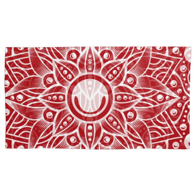 Luxus Mandala 15 Kissenbezug (Vorderseite)