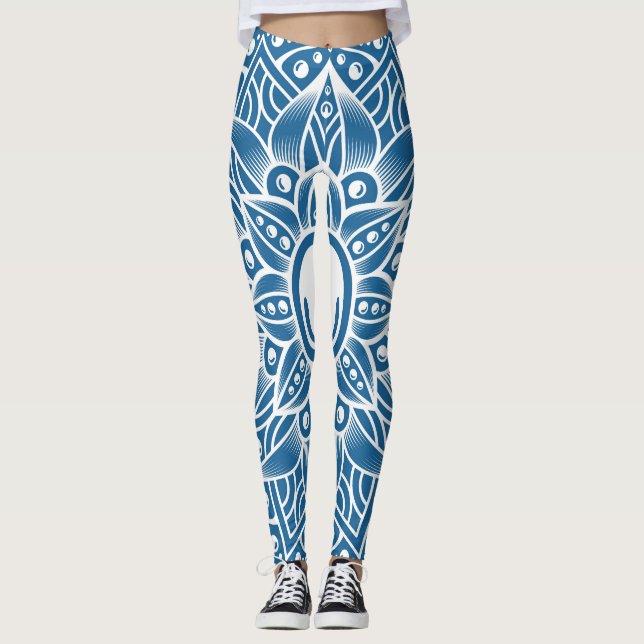 Luxus Mandala 16 Leggings (Vorderseite)